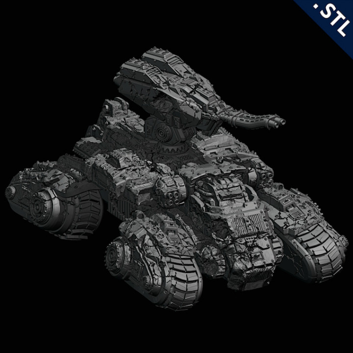 3D Printable Tanks & Turrets 3D Printable Set by TrigonumVR