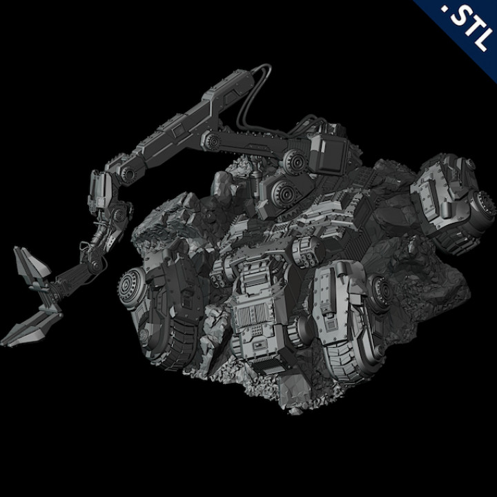 3D Printable Tanks & Turrets 3D Printable Set by TrigonumVR
