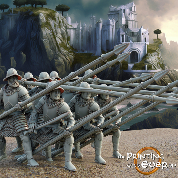 Armored Pikemen Formation - Presupported image
