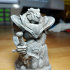 FREE IN TRIBES - Dragonborn Paladin Bust print image