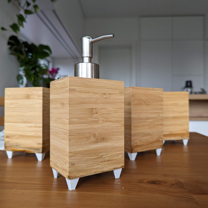 Ikea DRAGAN soap dispenser and toothbrush holder legs