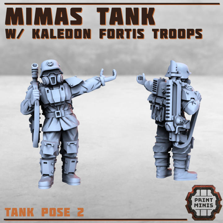 Troop Poses x6 for Mimas - Kaledon Fortis image