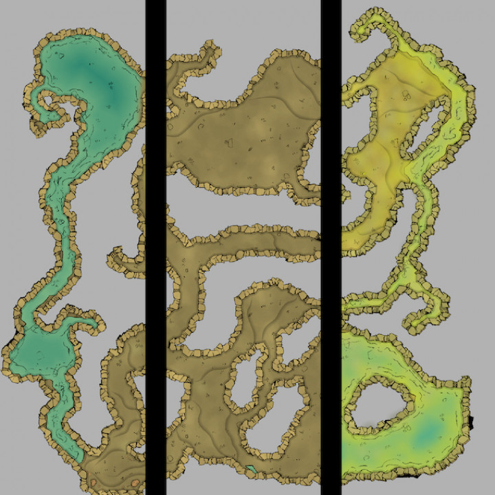 Hot and Sandy Maps Set (HS) image
