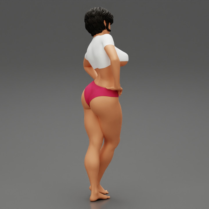 Sexy Fitness Girl Posing image