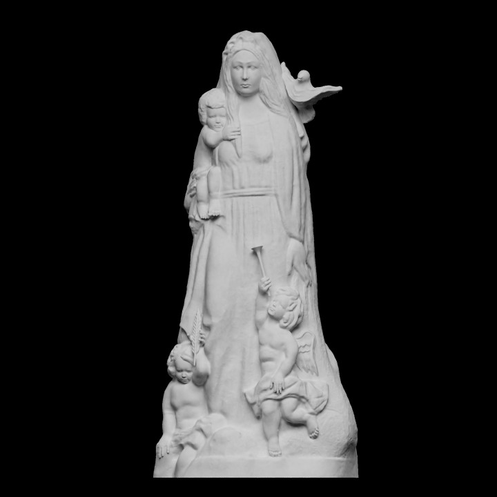 Virgin Mary sculpture image