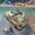 Wasteland Truck and Trailer [PRE-SUPPORTED] print image