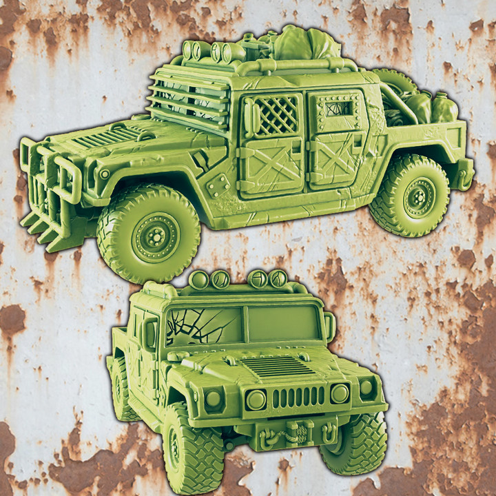 Wasteland Humvee [PRE-SUPPORTED] image
