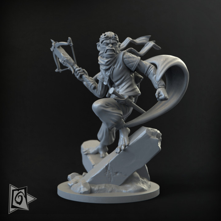Space Adventurer Monkeyfolk (25mm base & 75mm Scale)