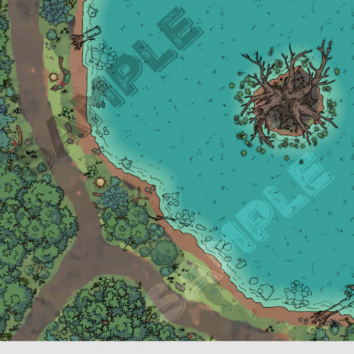 3D Printable Summer Woodland Themed Map Set SW By August McDaniel 3d-printable-summer-woodland-themed-map-set-sw-by-august-mcdaniel