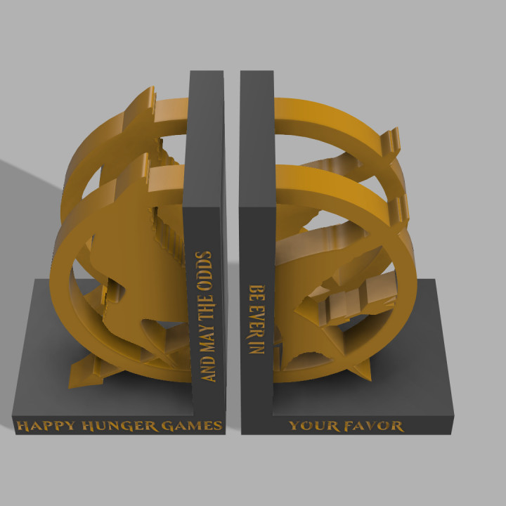 Book ends Hunger Games // Serre-livre Hunger Games image