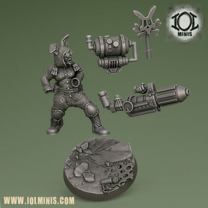 Bunny clan - Specialist with Lasercannon