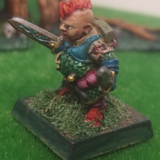Picture of print of Halfling Adventuring Fighter