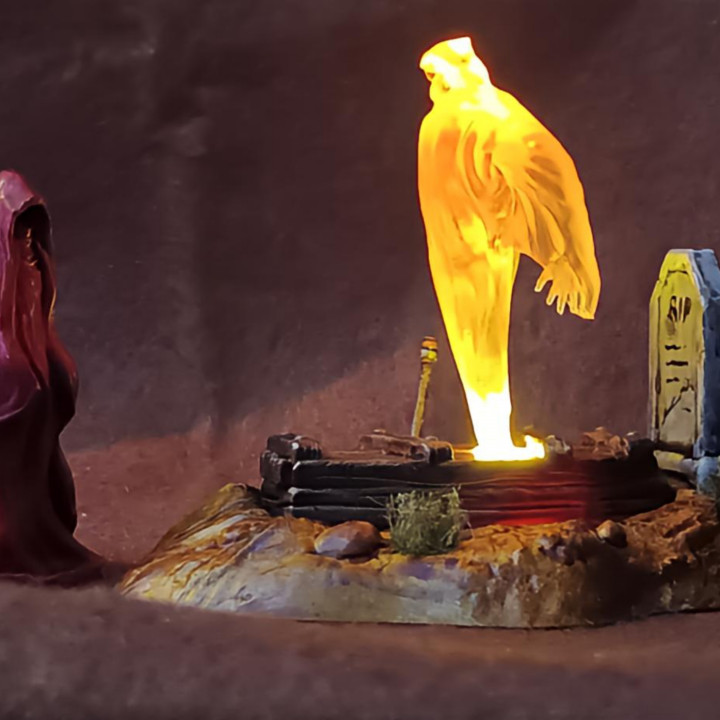 3D Print of The Red Scribe Painting Competition by shitrock