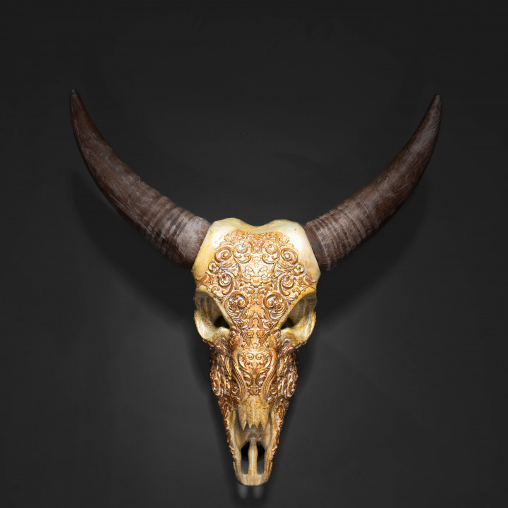 3D Printable Bill, the Buffalo Skull by Stlflix