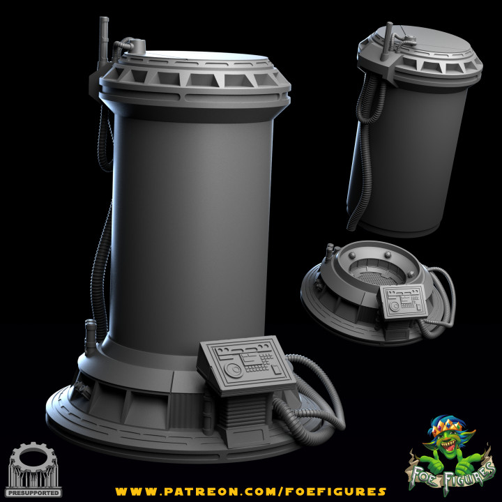 Scifi Health Tank (modern)
