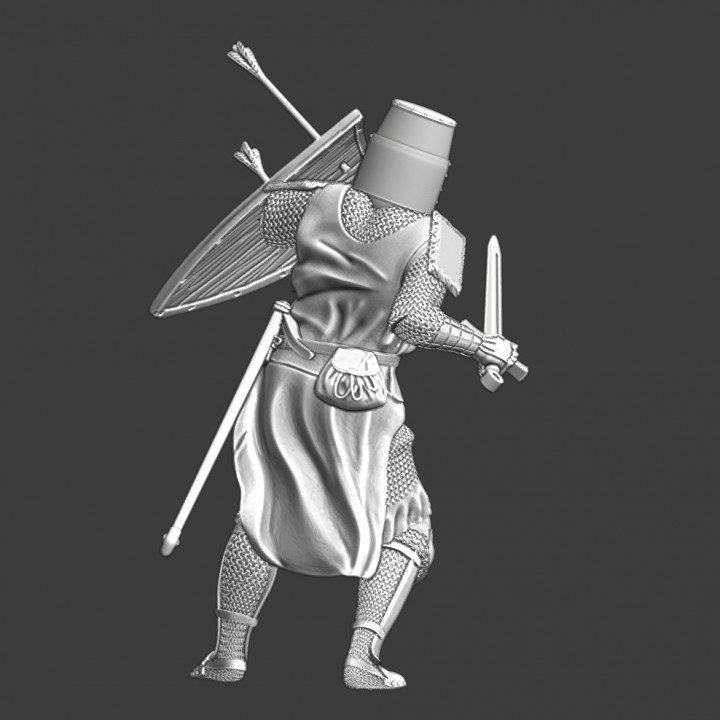 Medieval Danish Knight - Arrow storm image