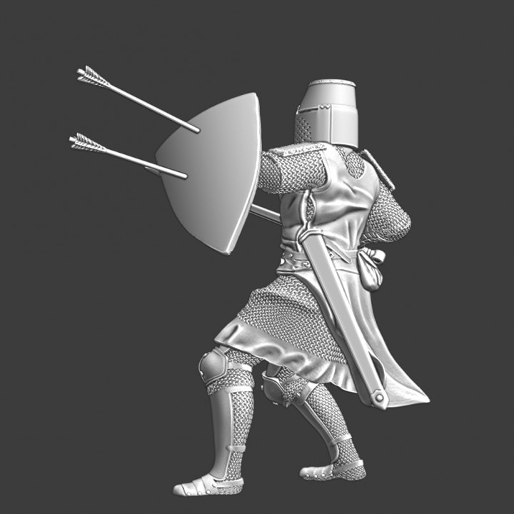 Medieval Danish Knight - Arrow storm image