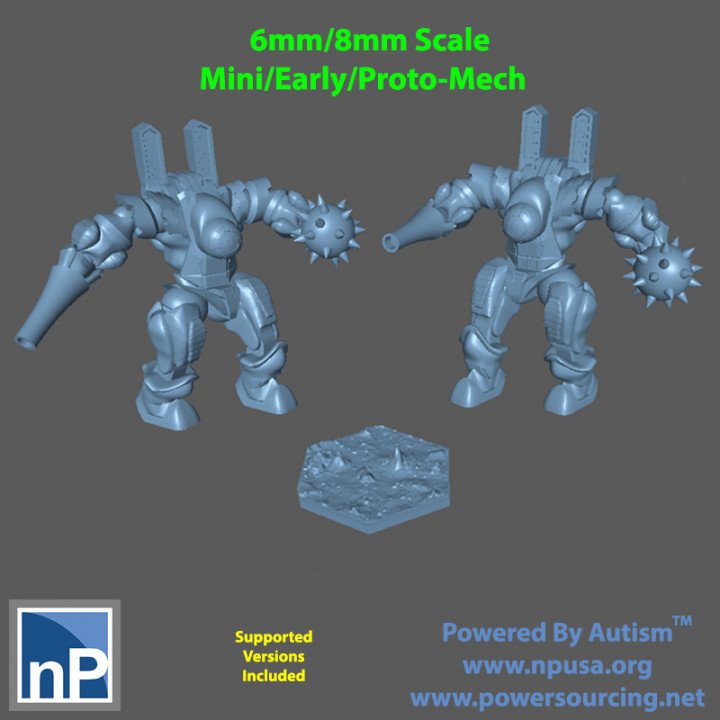 6mm/8mm Mini/Early/Proto-Mech, pack 1 image