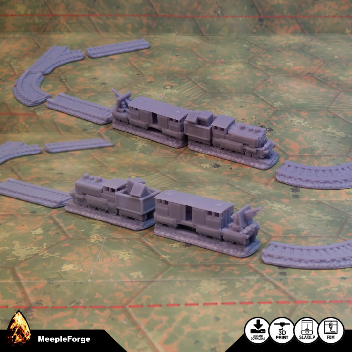 Armoured Train & Track WW2 image