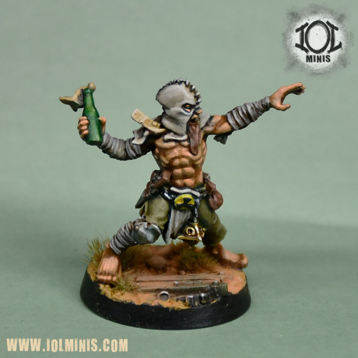 Torz, Nuclear Cultist with molotov