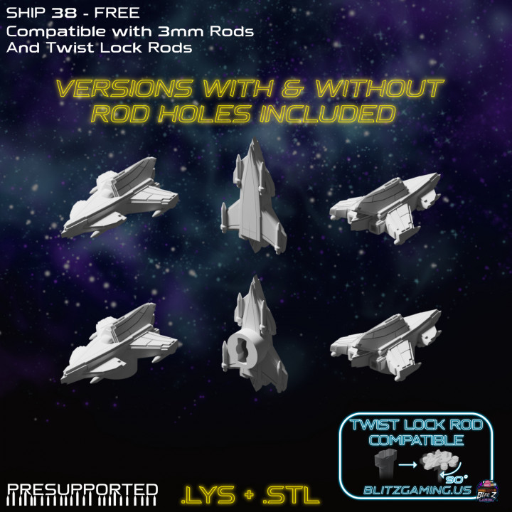 Free Ship - Brave Sun Fighter - Ship 38 - Caster Class Fighter image