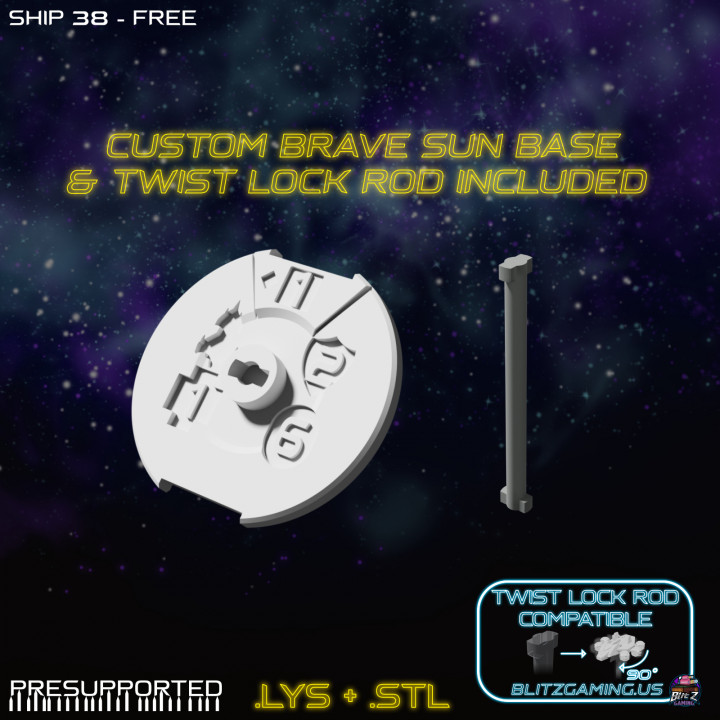 Free Ship - Brave Sun Fighter - Ship 38 - Caster Class Fighter image