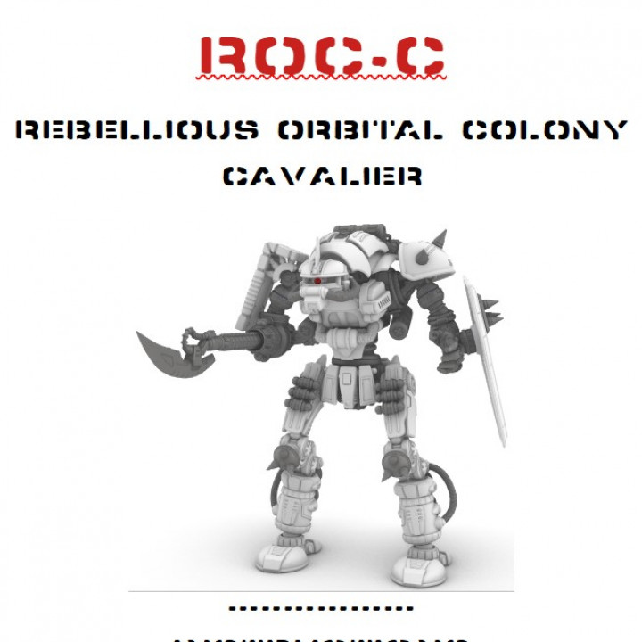 Rebellious Orbital Colony Cavalier (ROC-C) 28mm Orbital Assault Mech image