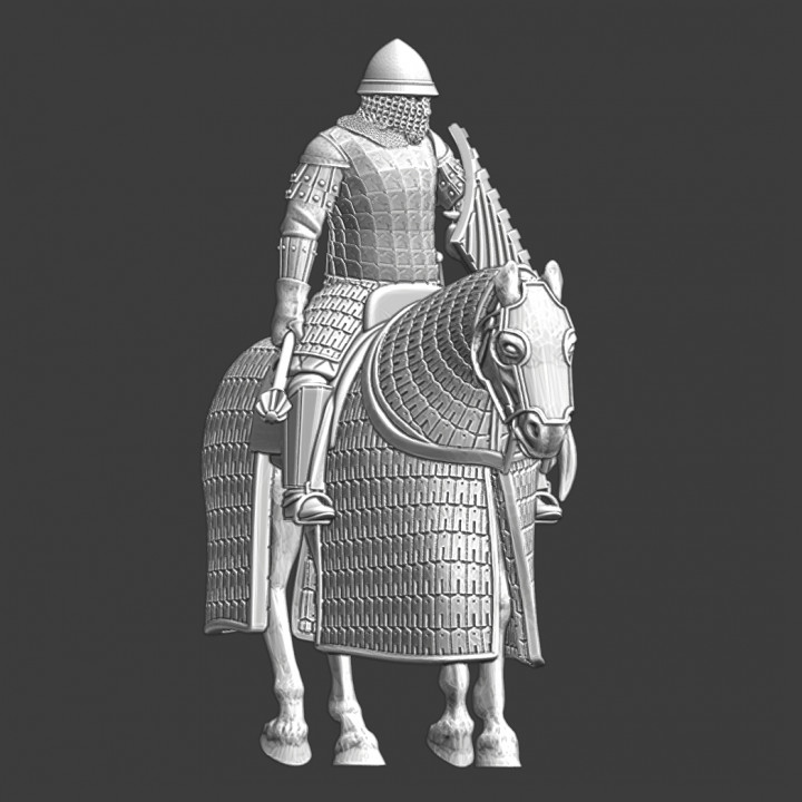 Medieval Heavy Byzantine Cavalry with mace