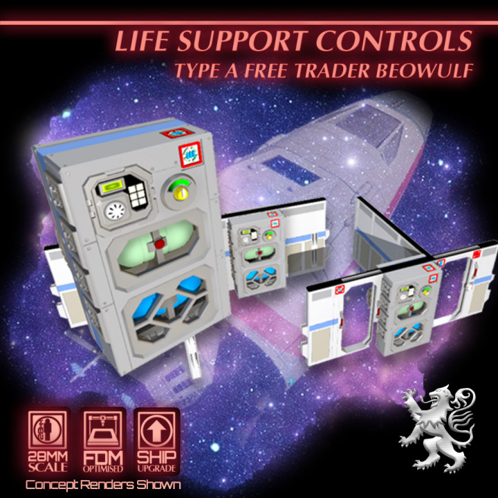 Life Support Controls - Type A Free Trader Beowulf image