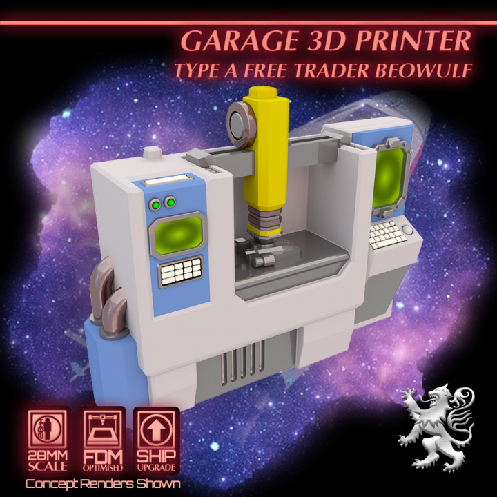 Garage 3D Printer - Type A Free Trader Beowulf