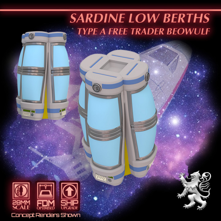 Sardine Low Berths - Type A Free Trader Beowulf image