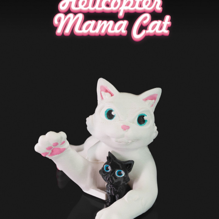 Helicopter Mama Cat image