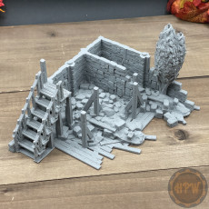 Picture of print of House Ruin II - Medieval Town Set