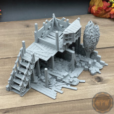 Picture of print of House Ruin II - Medieval Town Set