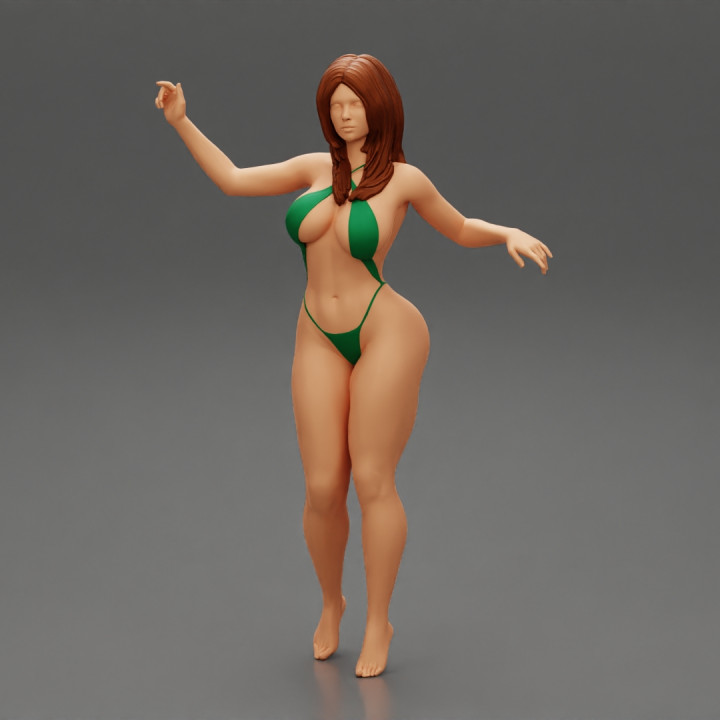 Sexy Girl With Hot Body In Bikini image