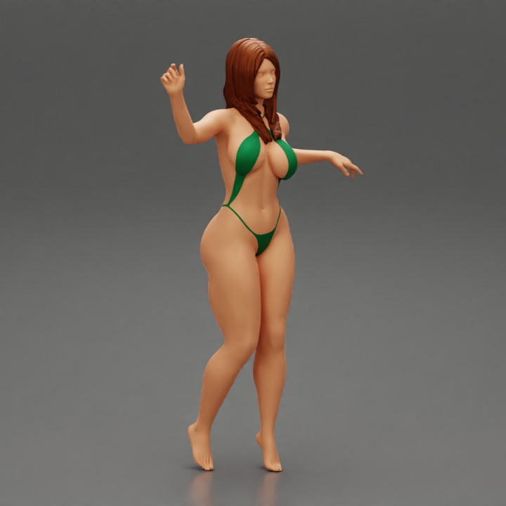 Sexy Girl With Hot Body In Bikini image