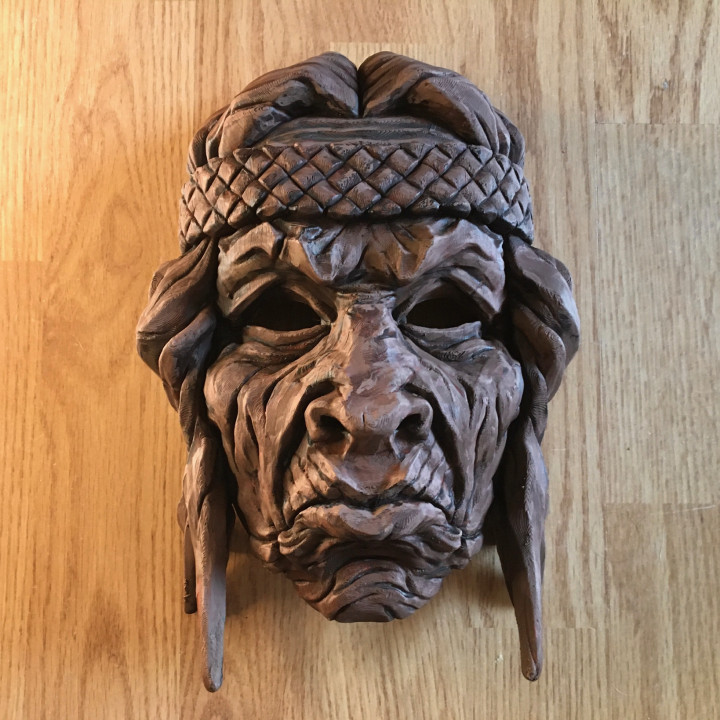 Woodcarver Mask Of Inscryption image
