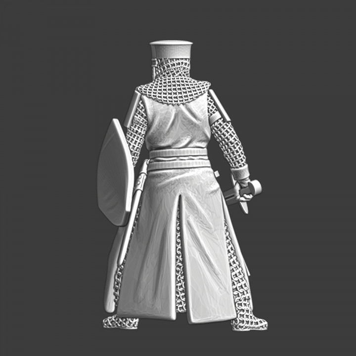 Medieval Hospitaller Knight - Ready for battle image