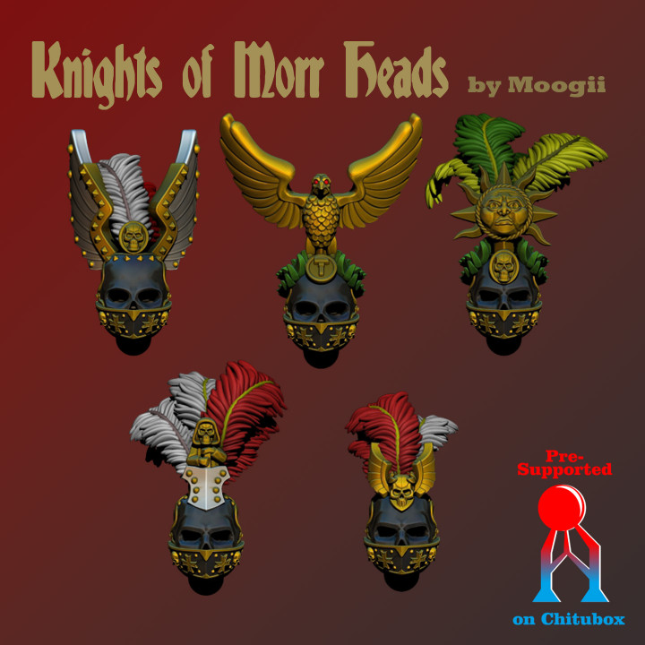 Knights of Morr base Heads image