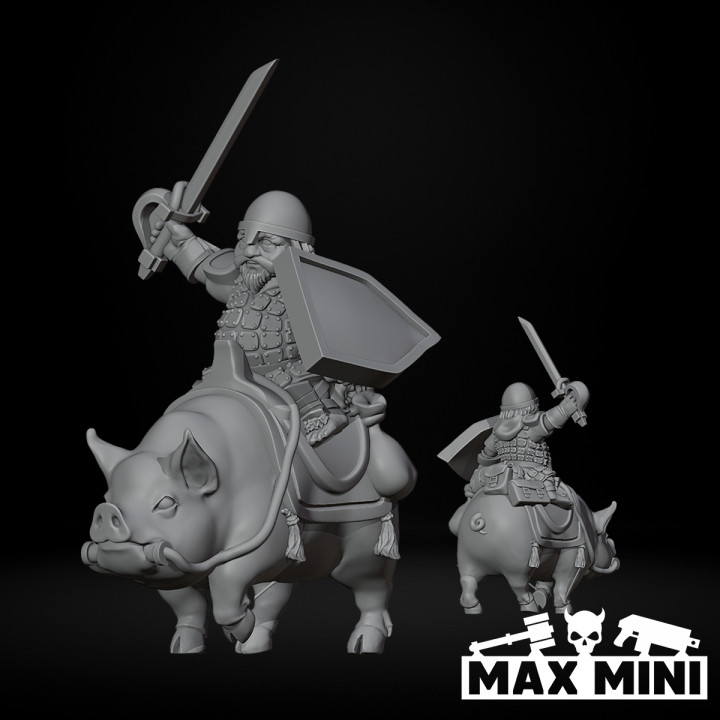 Halfling Heavy Pig Riders image