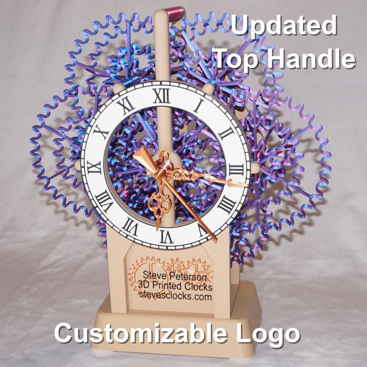 Medium Crazy Gear Desk Clock