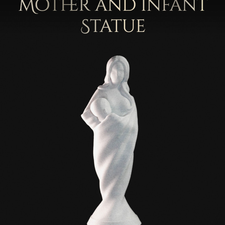 Mother and Infant Statue image