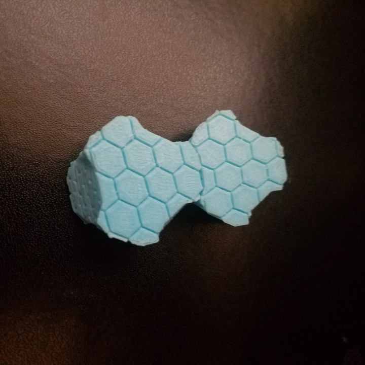 Hexagon Helicoid Interlocking Tile image
