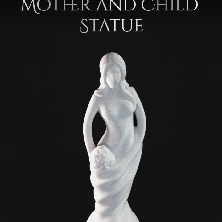 Mother and Child Statue image