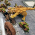 DRAGIN: Giant Dragon-Cat print image