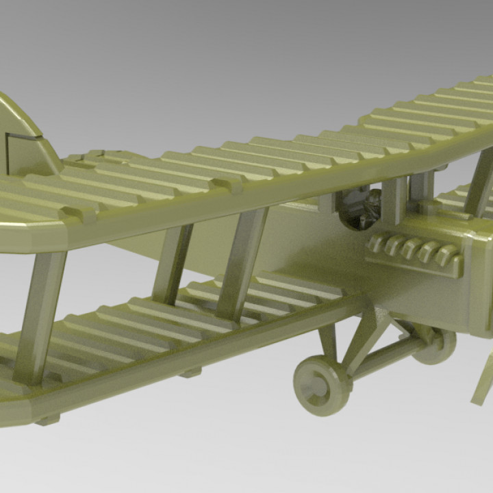 Bomber plane Airco D.H.4 (WW1, British Empire)