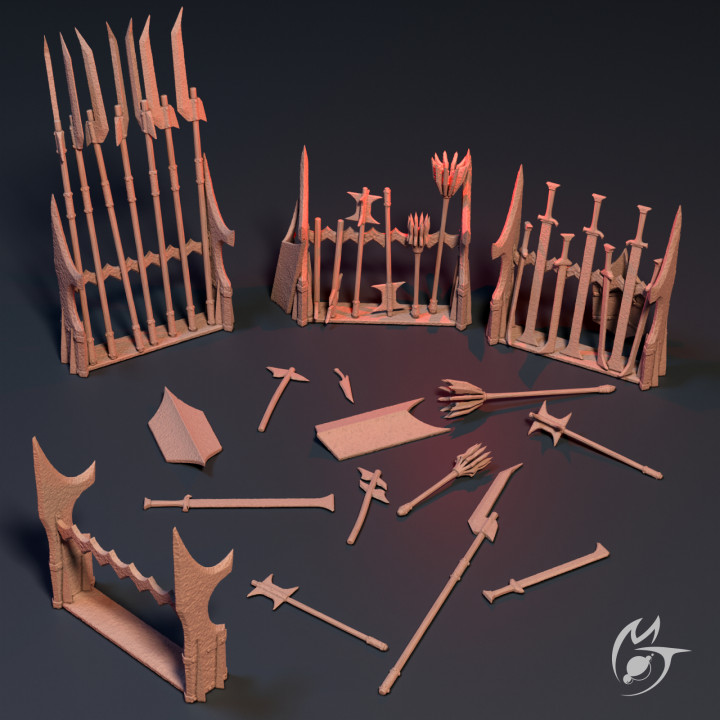 Iron Weapons Objects & Props