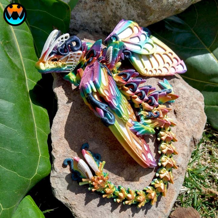 3D Printable Butterfly Dragon by Cinderwing3D 3D Printable Butterfly Dragon by Cinderwing3D