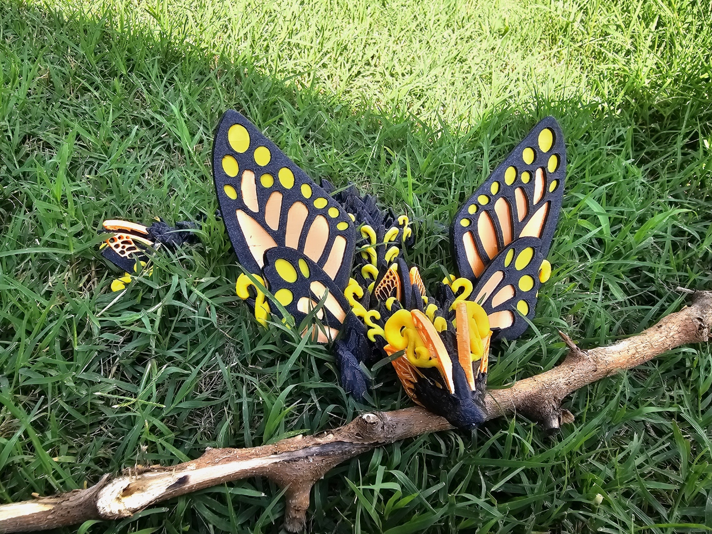 3D Printable Butterfly Dragon by Cinderwing3D 3D Printable Butterfly Dragon by Cinderwing3D