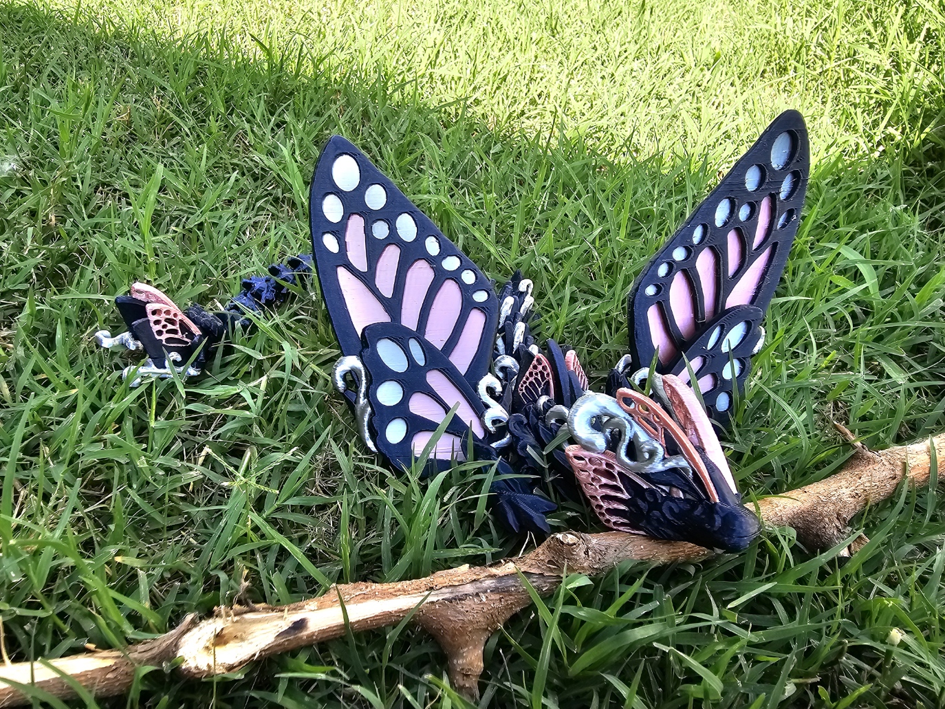 3D Printable Butterfly Dragon by Cinderwing3D 3D Printable Butterfly Dragon by Cinderwing3D
